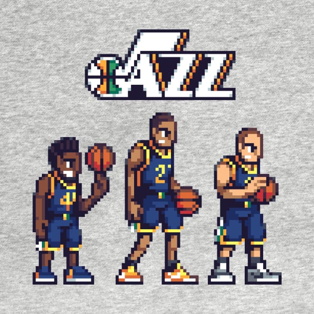 Pixel Utah Jazz by hansenjames